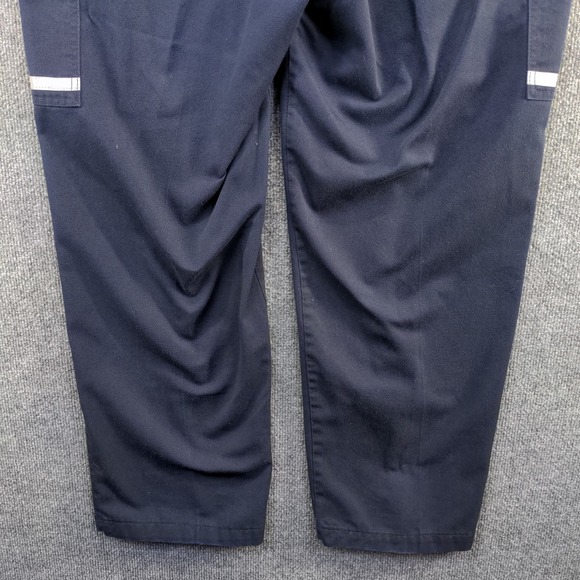FedEx Men's Stan Herman Uniform Reflective Pants Blue Size 36x30 Employee - Picture 4 of 12